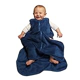 Gunamuna Fleece Gunapod Wearable Baby Sleepsack, Blueberry, Large by Gunamuna