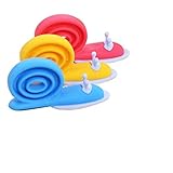 Samber 3個ベビー安全プロテクターDoorstopソフトプラスチックSnail Shapedプロテクターfor Children (ランダムカラー)