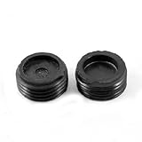 uxcell カーボンブラシホルダーキャップ　おネジ　スロット　12mm直径　2個入り