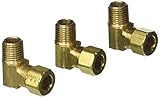 Brasscraft 69-6-4X 3/8 OD by 1/4-Inch Male Reducing Elbow Lead-Free, Rough Brass by BrassCraft