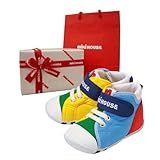 [ミキハウス] MIKIHOUSE mロゴ ファーストベビーシューズ 10-9373-971 13cm,サックス(リボンラッピング包装済み)