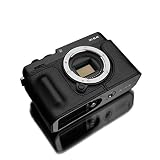 GARIZ FUJIFILM X-E4用 本革カメラケース HG-XE4BK ブラック