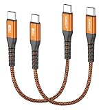 SUNGUY USB Type C ケーブル 3M 【2本組】 PD対応 60W 急速充電 USB C to USB C ケーブル USB2.0データ転送 Type C to C ケーブル iPhone16/15シリーズ Galaxy S24/iPad Pro/iPad air/MacBook Air/MacBook Proなどのタイプｃ機種に対応 3m グレー