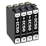 互換インクカートリッジIC50ふうせんインクインクタンク ICBK50ブラック黒4本セット 対応プリンター:EP-301/302/4004/702A/703A/704A/705A/774A/801A/802A/803AW/804AR/901F/902A/903A等 増量タイプ 汎用インク奈良インク