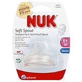 12 Pack Nuk Replacement Spouts - Clear Soft Silicone by NUK [並行輸入品]