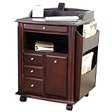 サイドテーブルワゴンダークブラウンKP-800