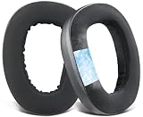 SOULWIT 冷却ジェルパッド イヤーパッド For Sennheiser GSP600 GSP670 GSP500 GSP550 ヘッドホン 用 イヤークッション For ゼンハイザー EPOS H6 Pro, GSP601, GSP602 用 ヘッドパッド 高密度フォーム 交換パッド 冷感パッド ブラック