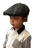 (ビグッド)Bigood キッズ 子供用 ベレー帽 帽子 ハット ハンチング帽 女の子 男の子 キャップ アウトドアハット お出かけ カジュアル（ダークグレー）