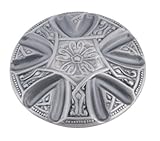 Atlas Homewares 4014-P 1-3/5-Inch The Classics Collection Ornate Round Maltese Knob, Pewter [並行輸入品]