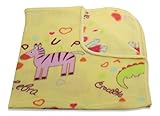 30x30 Inch Soft Fleece Swaddling Baby Blanket - Assorted Style Print and Solid Blankets by bogo Bran