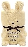 Jesus Loves Me Baby Bunny Blankie by Brownlow [並行輸入品]