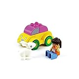 BrickLand Large Brick Building Set, 10PCS. Adorable Happy Bunny Car Toy Set | Item no. 104 [並行輸入品]