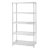 メタルラック 別注品 5段 ルミナスパーツ互換品 ポール径25mm 幅91.5×奥行35.5×高さ174cm ドウシシャ AMF2590185