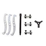 Fenteer ギヤプーラー　3本爪　クロムメッキ顎　ステンレス　　