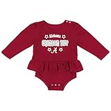 Alabama Crimson Tideコロシアム幼児Girl 's Red rock-a-bye LS One Piece Outfit