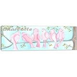 Doodlefish DB1534s The Flock Artwork Stretched Canvas [並行輸入品]