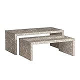 arne テーブル 鏡面 大理石柄 メラミン ローテーブル センターテーブル ネストテーブル graystone zero