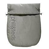 Phil & Teds Promenade Cosytoes Footmuff Apron in Light Grey by Phil & Ted