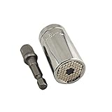 PerPure ソケットレンチ　ユニバーサル アダプタグリップ　2個セット ソケット多機能ハンド ツール