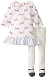 Isaac Mizrahi新生児女の子Bowドレスwithメアリージェーンタイツ