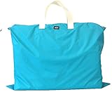 お昼寝布団バッグ 無地 撥水 ファスナー付き OFTON 【ネコポス発送】 (ターコイズブルー)
