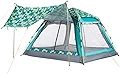 KingCamp テント ワンタッチテント 3人用 ~ 4人用 スクリーンシェード 秒速設営 撥水加工 UVカット 二層構造 通気性 虫除け サンシェード テント タープ キャンプ ツーリング アウトドア キャンプ用品 KT3099 (パームグリーン)