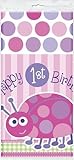 Unique Party Plastic Ladybug 1st Birthday Table Cover by Lightplan