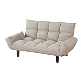 マイナ 折りたたみカウチソファ [W115 x D55から67 x H59/50 x SH26/20cm] 家具 ソファ