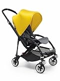 Bugaboo Bee 3 Black Frame Stroller With Grey Melange Seat (Bright Yellow) by Bugaboo [並行輸入品]