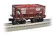 Bachmann 70-ton Ore car-bessemer & Lake Erie Railroad Oスケール、Prototypicalダークレッド