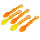 Vital Baby Soft Tip 'n' Grip Feeding Spoons, Orange, 5 Pack by Vital Baby [並行輸入品]