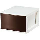 サンカ ルームス(ROOM'S) チェスト 1段 (幅34×奥行42) ブラウン RM-341(BR)