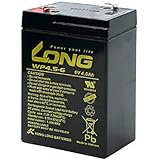 LONG 6V 4.5Ah 高性能 シールドバッテリー WP4.5-6 WP4-6
