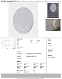 et2 e41381-wt Alumilux LEDアウトドア壁取り付け用燭台、ホワイト仕上げ、ガラス、PCB LED電球, 60 W最大、濡れ安全定格、3000 K Color Temp。、シェード