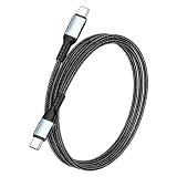 USB Type C ケーブル 1m 1本セット Popolier 【USB PD対応/ 100W/5A 急速充電】高速データ転送 タイプc 急速充電 ケーブル 高耐久ナイロンスマートフォン、タブレット、ノートパソコンのタイプｃ機種に対応【ビデオ出力非対応】