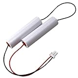 4N23AA相当品 非常灯用交換電池 4.8V2300mAh＜年度シール付き＞ コネクター付きそのまま取付できます。