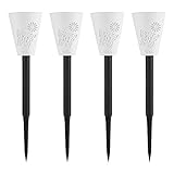 VBESTLIFE　　4Pcs　芝生ライト　プラスチック　太陽光発電　7色LEDライト　風景ガーデンランプ　庭用