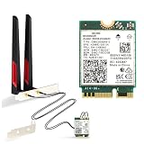 Teday BE200 Bluetooth 5.4 Wi-Fi 7カード BE200NGW デスクトップキット 2.4/5/6 GHz 802.11BE 8774Mbps Wrieless Adapter アンテナ付きWindows 11デスクトップPC用 AMDマザーボード非対応