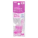 プラス 指サック メクリッコ キャッチ リング型 紙めくり 指先美人Mサイズ (ラメ入り) KM-302RL 1袋5個入り