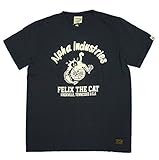 ALPHA(アルファ) TC1096-0204　綿100％　クルーネック半袖Tシャツ　紺色