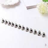 Nice Days(ナイス ディズ) 【12個セット】ヘアアクセサリー 子供用 ミニ 髪ピン 髪クリップ 髪爪クリップ キュート フラワー (3#)