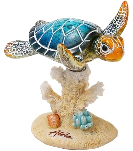 Amazon.co.jp: ハワイアン雑貨 置物 オブジェ 飾り ホヌ ウミガメ 亀