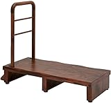 手すり付きうづくり玄関台90 【約幅99.6×奥行40×高さ78cm】