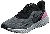 ナイキ(NIKE) ウィメンズ レボリューション 5（ブラック/サイキックピンク/ダークグレー/ピュアプラチナ） BQ3207-004 004 24.5cm