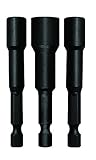 Century Drill and Tool 68803 Magnetic Hex Nutsetter Set, 3 Piece [並行輸入品]