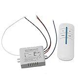 ILS - AC 110V/220V One-way Wall Switch And Remote Control ON/OFF Light Anti-interference