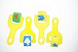 Bilipala 4pcs Childrenスポンジペイントブラシ、ペイントローラーfor Kids