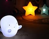 ワイヤレスキュートLED夜間ライト子供部屋ランプMoon Star Sun Faceゴースト寝室ランプKids Toyギフト部屋インテリア子供部屋ランプfor Toddler Boys Girls 4