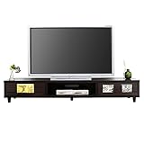 LOWYA （ロウヤ） テレビ台 テレビボード 木製 ディスプレイ収納 ～52型 幅180cm ダークブラウン おしゃれ 新生活