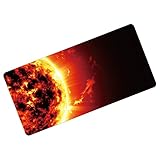 GENESIS プレイマット カードゲーム TCG リモート デスクマット マウスパッド 上質 厚手 3way 炎 火 ppn12 (枠なし)